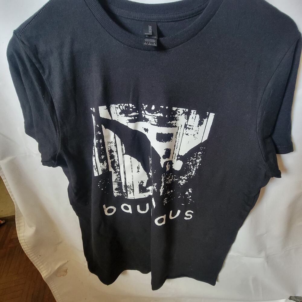 Bauhaus  band t shirt Ladies Large  Black